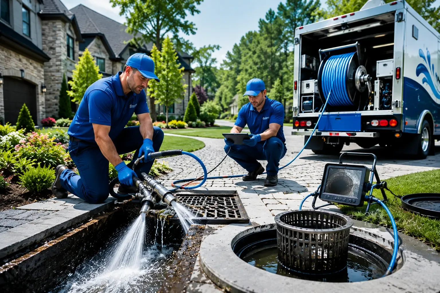 Local outdoor drain cleaning professionals in Otter Lake, MI