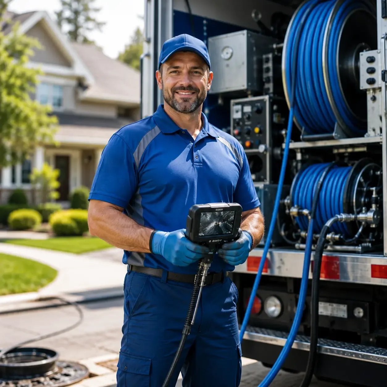 Local outdoor drain cleaning specialists in Otter Lake, MI